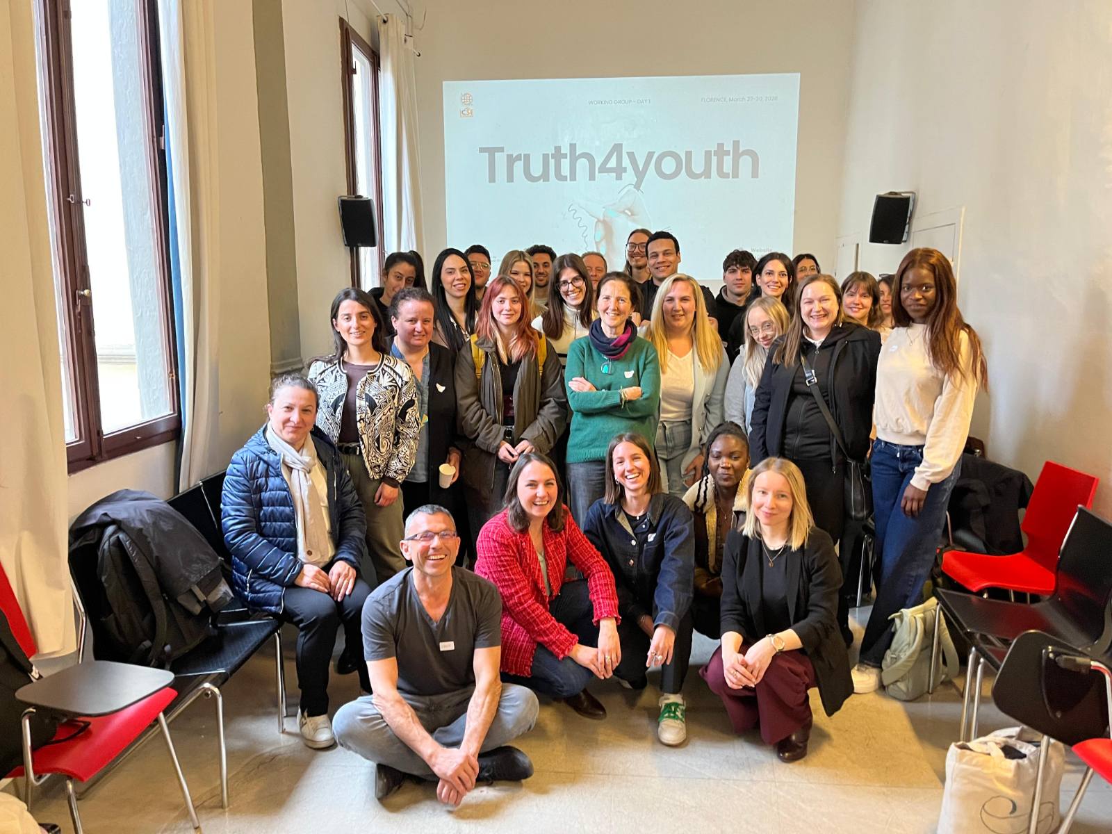 TRUTH4YOUTH project partners at the first international working meeting in Florence